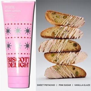 PINK Victoria's Secret Biscotti Delight Body Lotion - Pink